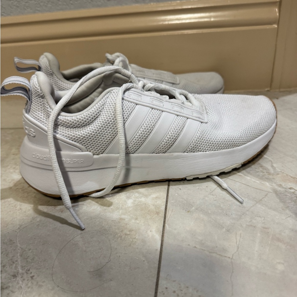 Adidas White Sneakers Triple White Design